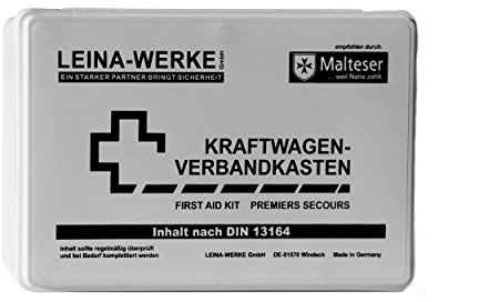 Leina Werke Trousse de Secours Standard 10003–Blanc/Noir