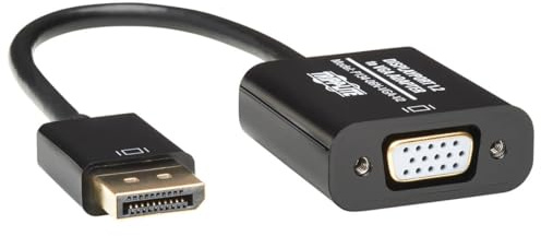 Eaton Tripp Lite DisplayPort zu VGA Adapterkabel Aktiver Konverter, Displayport 1,2, DP zu VGA, 6 Zoll / 15,2 Zentimeter, 3 Jahre Garantie (P134-06N-VGA-V2)