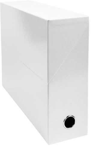 Exacompta Transfer Box Iderama Paper A4 Spine 90 mm White