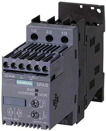 Siemens 3RW3016-1BB14 3RW30161BB14 Sanftstarter Motorleistung bei 400 V 4.0 kW Motorleistung bei 230 V 2.2 kW 400 V/AC