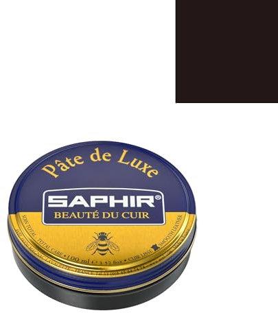 Saphir Cirage Pâte de Luxe, Marron Foncé, 50 ml
