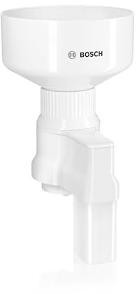 Bosch Getreidemühle MUZ5GM1, Kegelmahlwerk, stufenlose Mahlgradeinstellung, für alle Getreidesorten (außer Mais), auch für Ölsaaten, weiß, passend für Serie 4 und 2