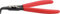 KS TOOLS 500.1026 - Pince à Circlips Extérieur Coudée 90° - Gamme Classic - L. 160 mm, Rouge/Noir