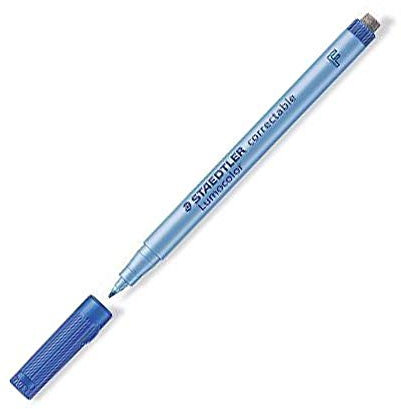 Folienstift Lumocolor correct F bla, 1 Stück