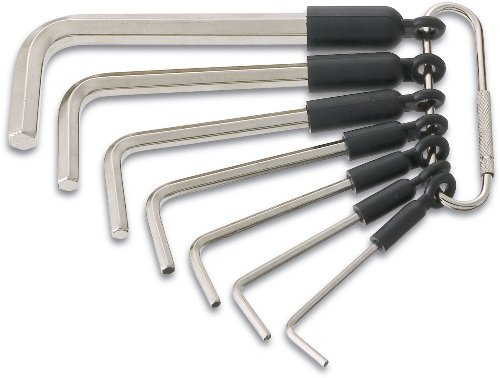 Hazet Winkelschraubendreher-Satz 2100A/7R, Innensechskant Profil, 7-teilig | Abtrieb Innensechskant Profil, Chrom-Vanadium, vernickelt, 163 g, 7-teilig , 3⁄32 – 5⁄16 , Innensechskant Profil
