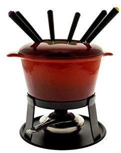 Service À Fondue 6 Fourchettes Rouge - HHF0255