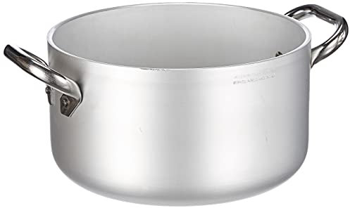 Pentole Agnelli ALMR110424 Casseruola Cilindrica Alta Radiante, Argento, 24 cm, 1 Pezzo