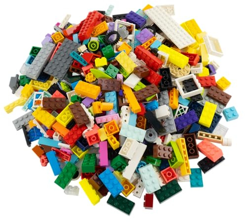 2 kg Lego Classic Basic City Bausteine - Ca. 1500 Stück - Bunt Gemischt mit vielen Sonderteilen - Ideal für Kreative Bauprojekte und Spielspaß