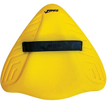 FINIS Alignment Kickboard - Schwimmbrett für Erwachsene für das Schwimmtraining - Schwimmausrüstung zur Verbesserung der richtigen Technik - Schwimmbadzubehör für das Training - Yellow