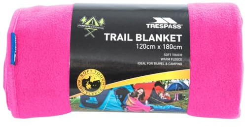 Trespass Warme Fleece Decke 120cm x 180cm Snuggles, Cerise, Einheitsgröße, UUACMID10055_CEREACH