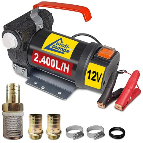 Bomba Diesel Star 160-4-12V de Combustible - Trasvase de Gasoleo Con Pistola Automatica y Accesorios 12V/230V