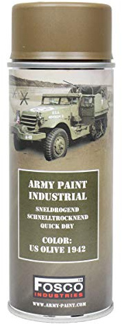 400ml Military Style SPRAY PAINT (Army Spray Paint - US Olive Green)