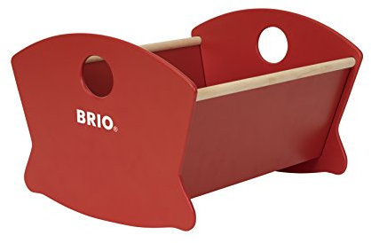 BRIO 30555 - Puppenwiege Holz, bunt