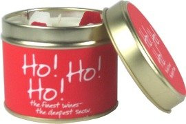 LILY FLAME CHRISTMAS SCENT CANDLE TIN - HO HO HO