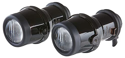 HELLA DE/Halógena Juego de faro antiniebla - Micro DE - 12V - ECE - transparente - 4polos - izquierda/derecha - Juego - Cant.: 2 - 1NL 008 090-821
