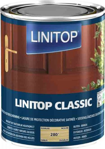 Linitop Classic - Lasure de Protection décorative Transparente 1 L, Wenge (289)
