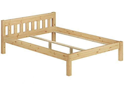 Erst-Holz®Breites Bettgestell Massivholz Kiefer 180 x 200