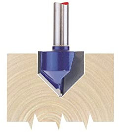 Draper 75337 Frässtift, 19 mm x 90 Grad, Wolframkarbidspitze, 1/4 Zoll