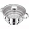 Judge Steamer Insert Stainless Steel Stepped Steamer Insert Colander with Twin Handles fit Any 16cm, 18cm or 20cm Pans