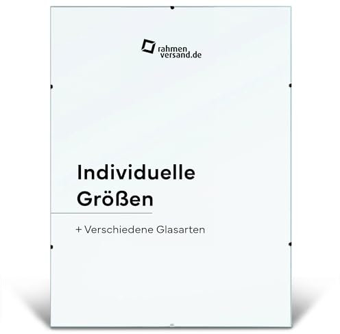 PANORAHMA BILDERRAHMEN Rahmenloser Bilderrahmen 21x29,7 cm (DIN A4) / Glasbilderrahmen zum Aufhängen an der Wand/Bilder Rahmen