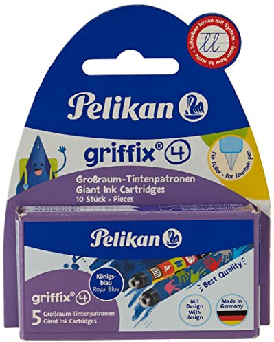 Pelikan 4001 Griffix Großraum-Tintenpatronen 2 x 5 Stück Blisterpackung (10 Stück)