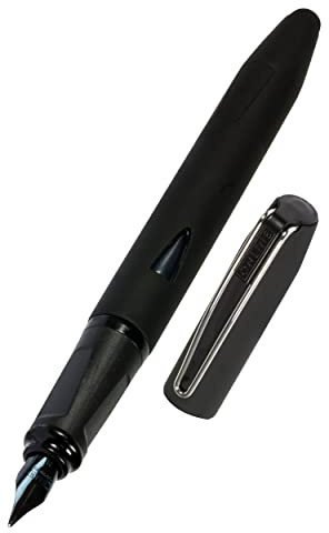 Online Füller Switch Plus, Patronen-Füller & Touchpen in einem, Schwarz, Iridiumfeder, Federstärke M, 1 Stück