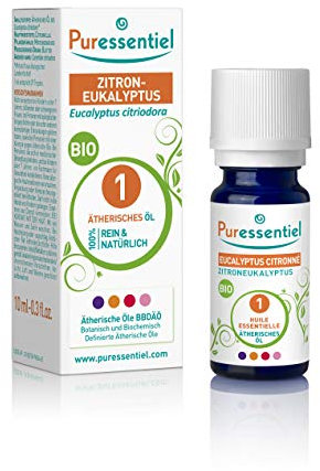 Puressentiel - Aceite esencial de Eucalitpo Limón - Bio - 100% puro y natural - AEBBD - 10ml