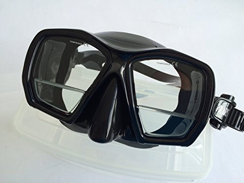 Polaris Plus Tauchmaske mit Lesegläsern +1,75 Korrektur Dioptrien Taucherbrille