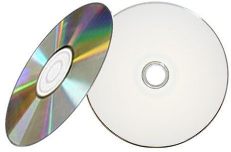 Lot de 5 CD vierges Traxdata CD-R 52 x diamanté argenté/blanc imprimables dans des pochettes