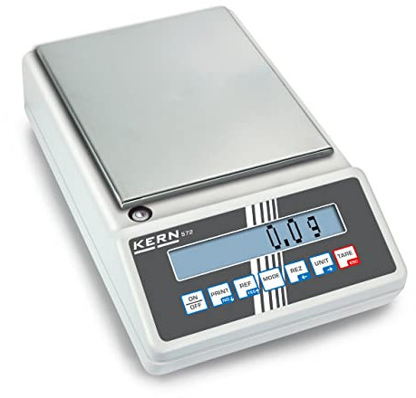 KERN wlpb20 572 Serie Präzisions-Waage, ohne Zulassung, 160 mm x 200 mm Plattform, 20000 g Bereich-Wägezelle, 0.05 g Graduierung 0.1 g, Reproduzierbarkeit
