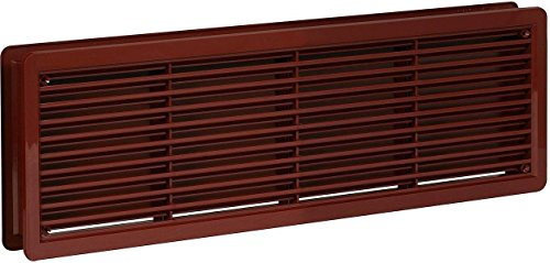 porta griglia di aerazione in plastica da 400x130mm Duplex Ventilazione marrone copertura in plastica ad alta qualità ASA