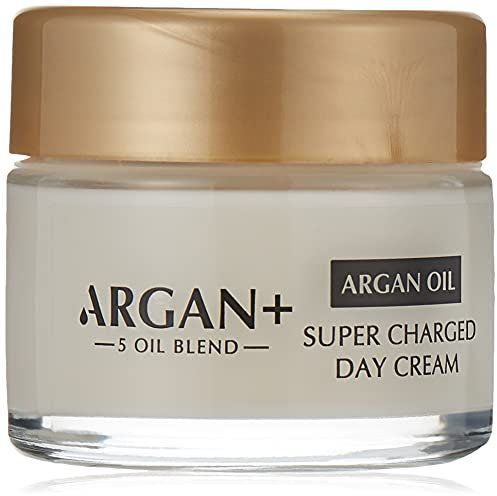 ARGAN Supercharged Day Cream, Nourishing Moroccan Argan Oil Vegan Skin Cream, 50ml