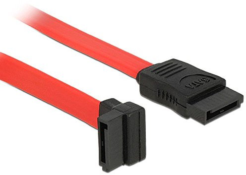 DeLOCK SATA Cable - 0.22m Cable de SATA 0,22 m Rojo - Cable SATA (0,22 m, SATA II, Rojo)