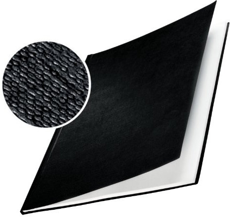 Leitz 73920095 Buchbindemappe impressBIND, Hard Cover, A4, 10,5 mm, 10 Stück, schwarz