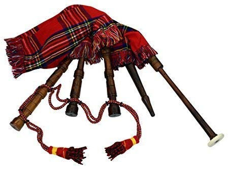 Kinderspielzeug Dudelsack/junior spielbar Dudelsack/Kind Dudelsack Volle Royal Stewart mit royal Stewart Schnur