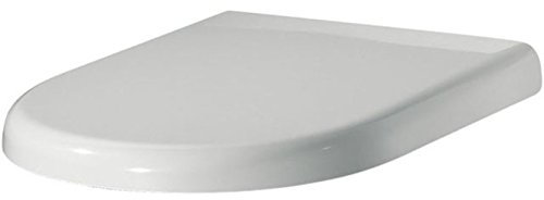 Ideal Standard R392101, Sedile copri-WC con coperchio e cerniera in acciaio INOX, Softclosing, bianco