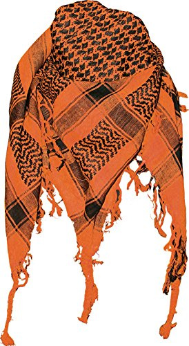 Doktor Hardstuff Original Arafat Tuch - Orange Schwarz