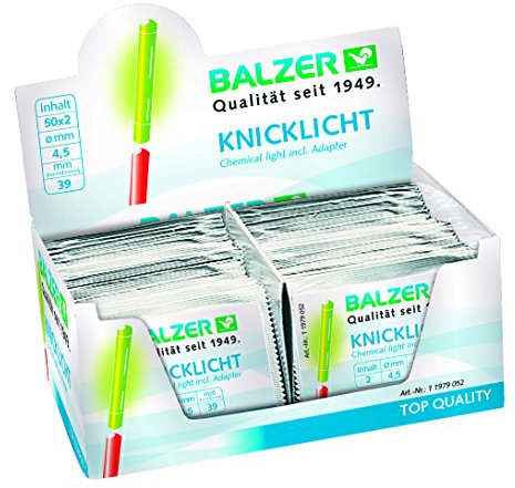 Knicklichter 100 Stück in TOP-Qualität - Knicklicht-Box