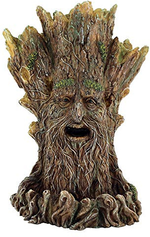 Nemesis Now Tree Spirit Backflow Tower Incense Burner 19cm Brown, Resin, One Size