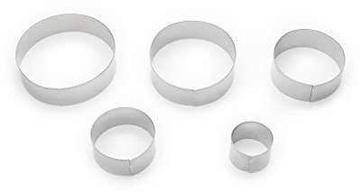 Fox Run - 3681 Fox Run, 1 x 4 x 4 inches, Circle Cookie Cutter Set