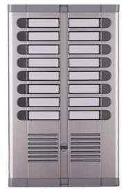 Urmet 925/216 Panneau pour sonnettes d'immeuble 16 touches 2F.C/P.E.