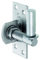 Alberts 361488 Kloben zum Anschrauben | verstellbar um 20 mm | Edelstahl | Dornmaß Ø16 mm | Platte 100 x 40 mm
