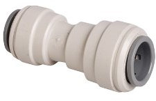 John Guest straight Reduce connector 1/4 PF (quick connect) x 3/8 PF Speed fittings for water filters, reverse osmosis systems, vending machines, Side by side refrigerators