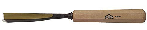 Stubai 524110 Sgorbia per Scultori con Manico, Modello 41, 10 mm