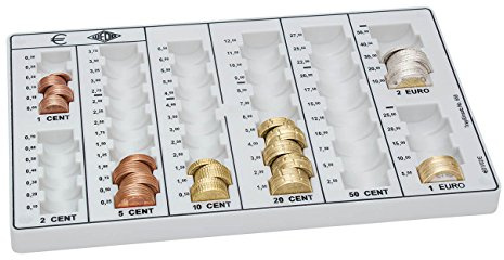 Wedo Geld-Zählbrett aus Polystyrol