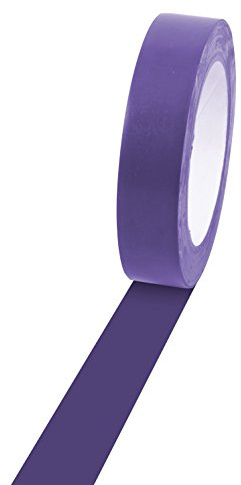 Champion Sports Bodenmarkierungsband für Leichtathletik und Social Distancing, 2,5 cm x 60 m, Violett