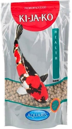 KI-JA-KO Health alimento per koi 1kg/ 6 mm, per sostenere il sistema immunitario, con sapore di grano