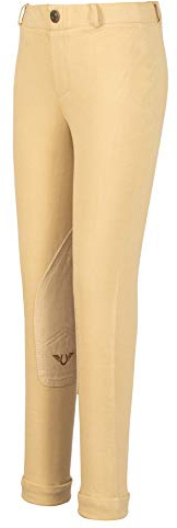 TUFFRIDER CHILDRENS STARTER LOWRISE PULL-ON JODS, LIGHT TAN, 6