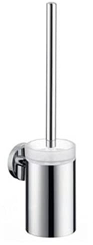 Hansgrohe 40522000 WC Bürstengarnitur Logis chrom mit Kristallglaseinsatz