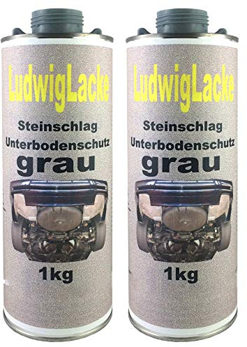 2 x kg Unterbodenschutz grau Steinschlagschutz überlackierbar mit Autolack